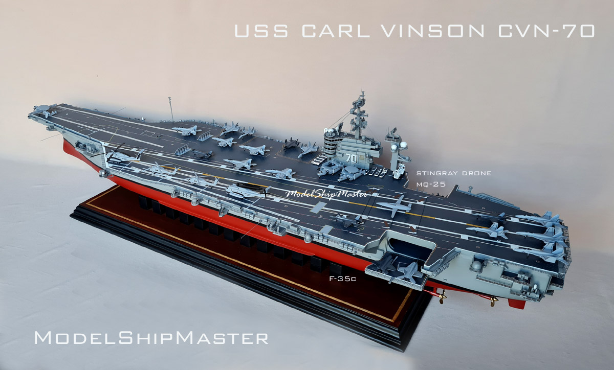 USS Carl Vinson aircraft carrier, a premium model